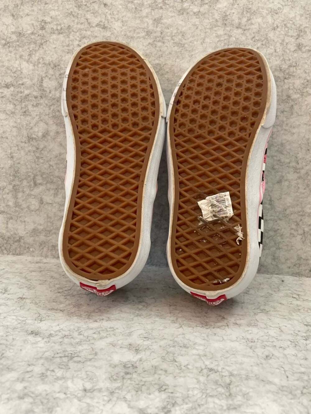 Vans Classic Slip-On Customs Checkered Flamingo Print Shoes - Picture 11 of 11